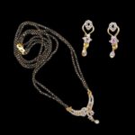 Mangalsutra with Earrings | Ethnic Indian jewellery - Image 4