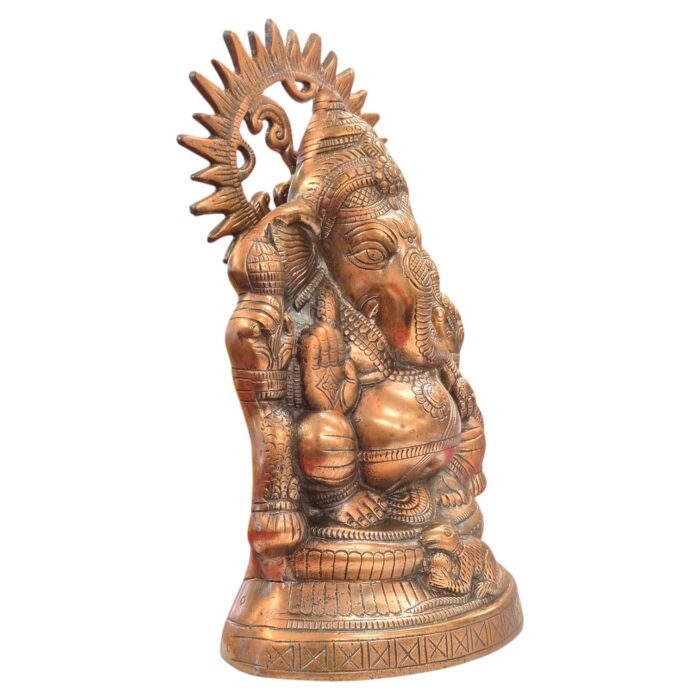 Side profile view of Ganesha Idol for Gift and home decor