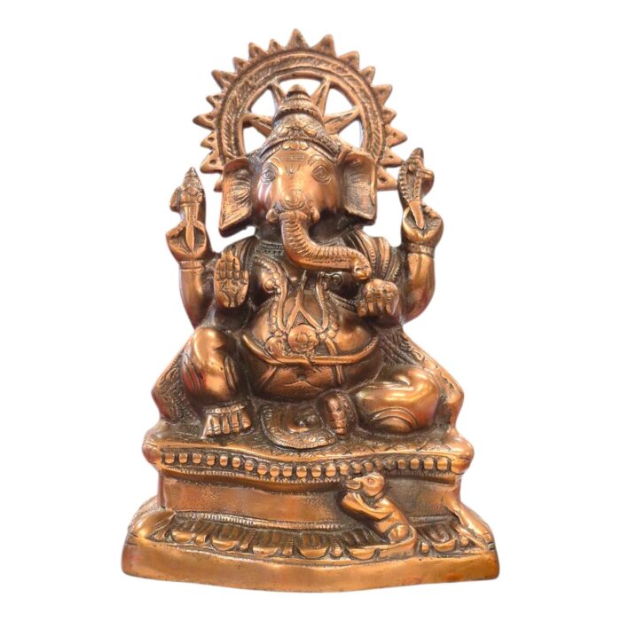 An elegant choice for gift - Ganesha Statue made with copper