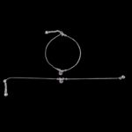 Pair of 925 Sterling Silver Anklets | Silver Anklets for Adults - 9.5 inch - Image 6