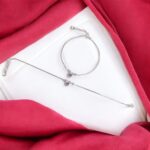 Pair of 925 Sterling Silver Anklets | Silver Anklets for Adults - 9.5 inch - Image 3