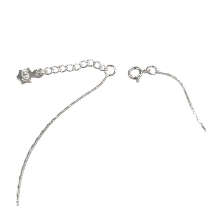 Pair of 925 Sterling Silver Anklets | Silver Anklets for Adults - 9.5 inch - Image 5