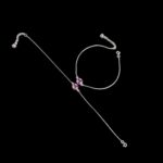 Pair of 925 Sterling Silver Anklets | Silver Anklets for Adults - 9.5 inch - Image 5