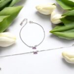 Pair of 925 Sterling Silver Anklets | Silver Anklets for Adults - 9.5 inch