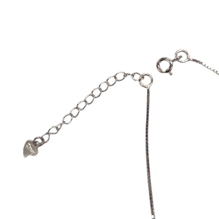 Pair of Pure Silver Anklet - 8.5 inch | Pure silver ankle bracelet - Image 4