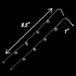 Pair of Pure Silver Anklet - 8.5 inch | Pure silver ankle bracelet - Image 4