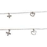 Pair of Pure Silver Anklet - 8.5 inch | Pure silver ankle bracelet - Image 2