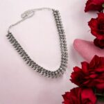925 Pure Silver Necklace | Handcrafted Silver Oxidized Necklace