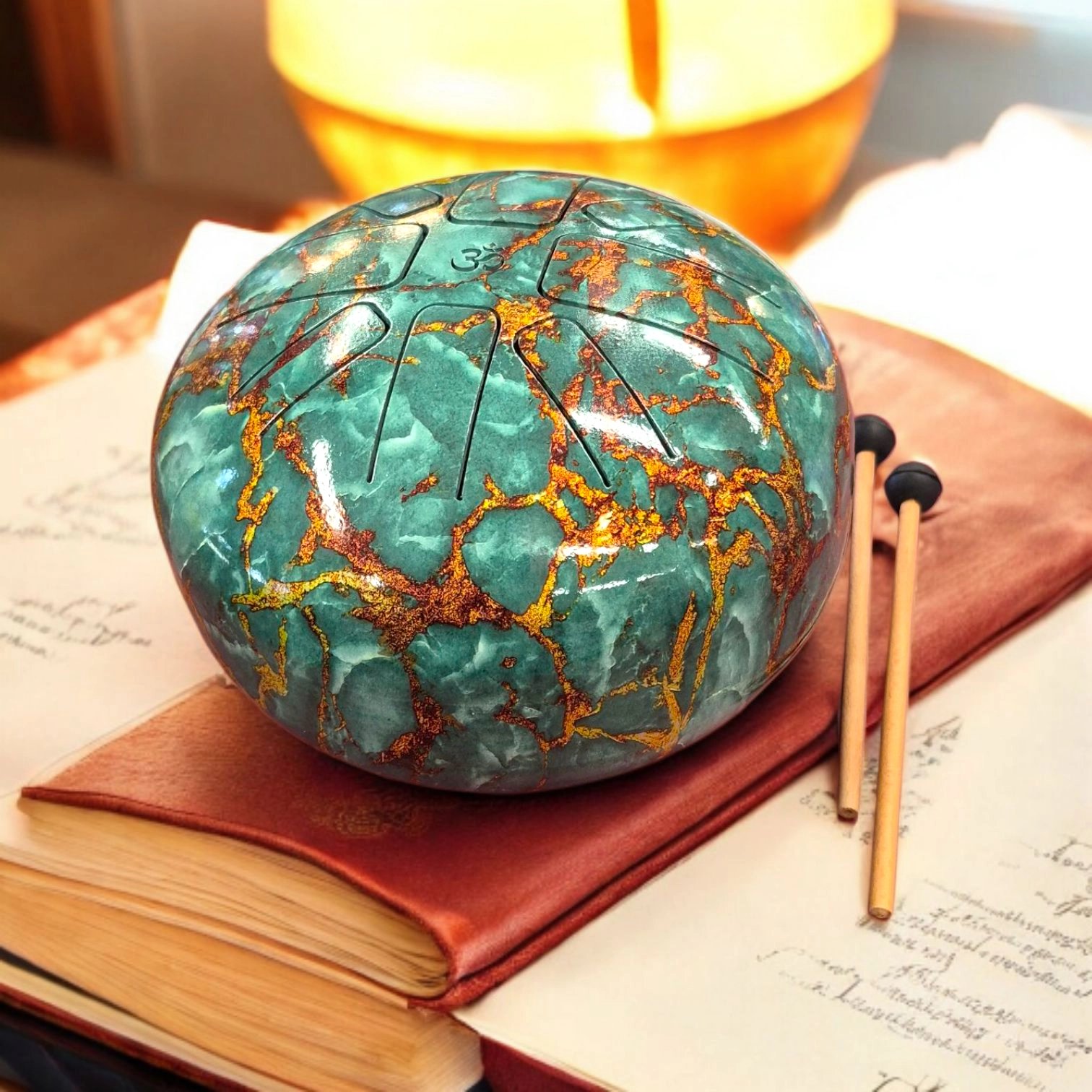 20260112_131903 (1).webp Steel Tongue Drum – Nine Inch | Meditation & Sound Healing Instrument - Image 1