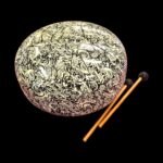 Steel Tongue drum - 10 inches - Black & White mosaic - Image 4