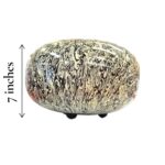 Steel Tongue drum - 10 inches - Black & White mosaic - Image 3