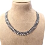 925 Pure Silver Necklace | Handcrafted Silver Oxidized Necklace - Image 4