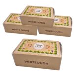 Bamboo-less White Oudh Flora Dhoop Sticks - Pack of 4