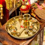 Handmade Pure Brass Pooja Thali Set - Image 11
