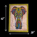 Boho Elephant Color Tapestry - Image 4