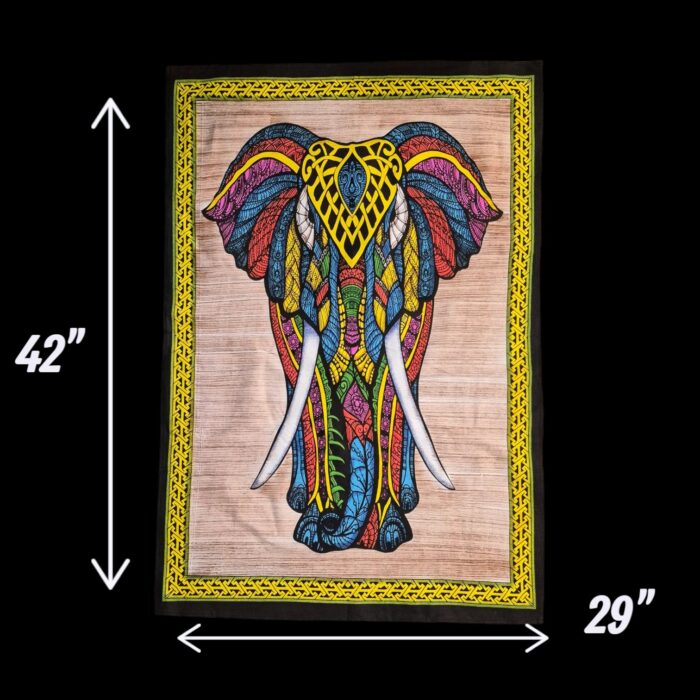 Boho Elephant Color Tapestry - Image 4