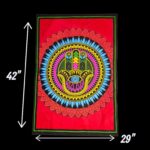 Fatima Hamsa Hand Evil Eye Tapestry - Image 5