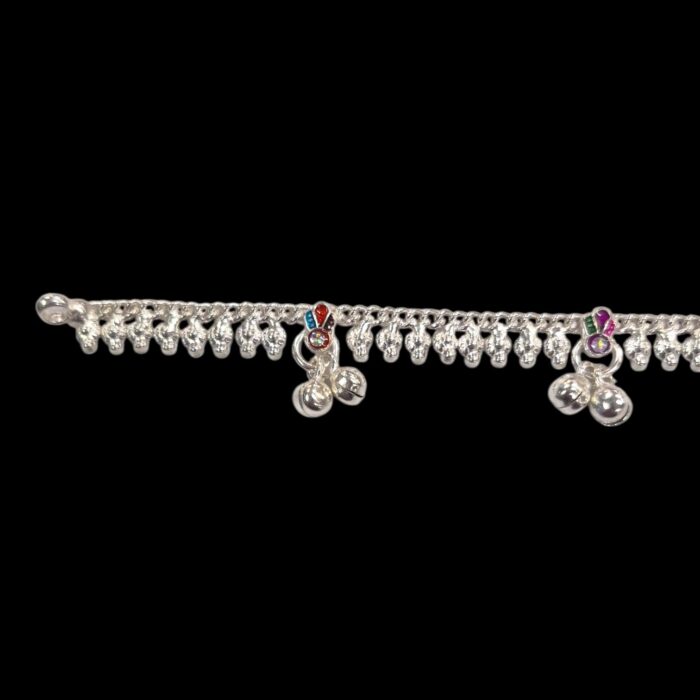 Pair of Pure Silver Anklets - 6.5 inch | 925 Sterling Silver - Image 5