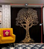 Tree - Golden-Black Tapestry - Big - Image 3