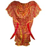 Boho Elephant Golden-Red Tapestry - Big - Image 4