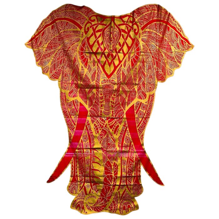 Boho Elephant Golden-Red Tapestry - Big - Image 4