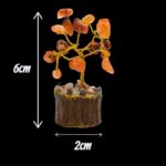 Natural Gemstone Crystal Tree - Carnelian - Pack of 2 - Image 2