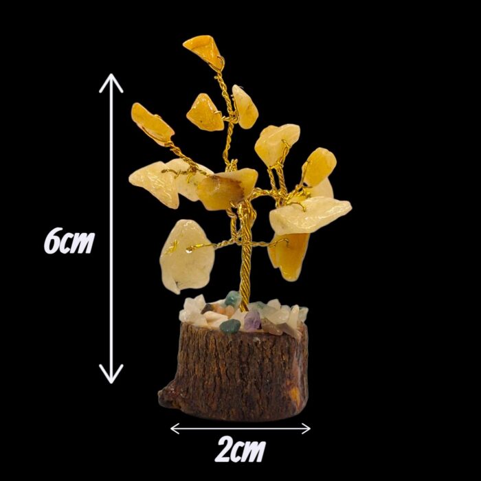Natural Gemstone Crystal Tree - Yellow Quartz - Pack of 2 - Image 4