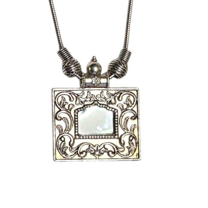 Oxidized Pendant chain necklace - Image 5