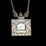 Oxidized Pendant chain necklace - Image 3