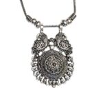 Oxidized Pendant chain necklace - Image 3