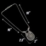 Oxidized Pendant chain necklace - Image 5