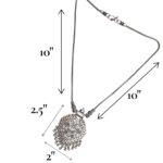 Oxidized Pendant chain necklace - Image 3