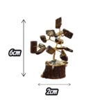 Natural Gemstone Crystal Tree - Tiger eye - Pack of 2 - Image 3
