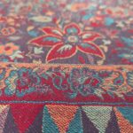 Kaani method Thread work in this faux pashmina stole