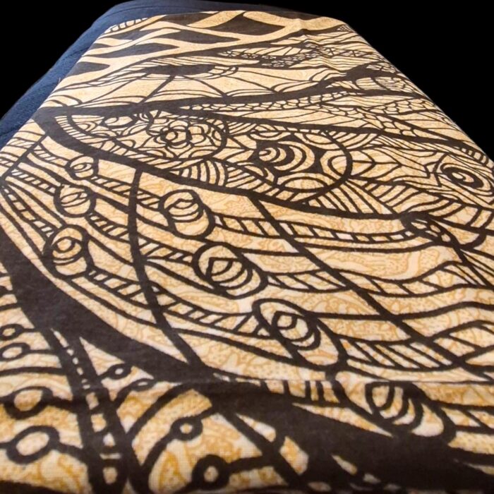 Boho Elephant Black-White Tapestry - Big - Image 5