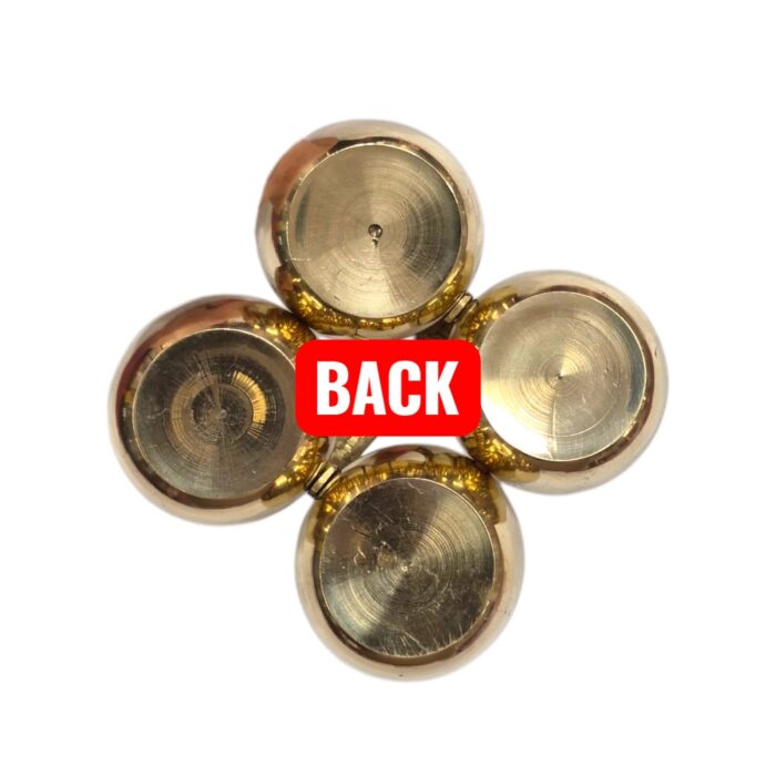 Brass Chowmukh Haldi Kumkum Holder - Big - Image 6