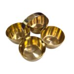 Brass Chowmukh Haldi Kumkum Holder - Big - Image 7