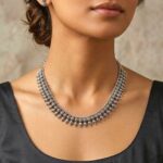 925 Pure Silver Necklace | Handcrafted Silver Oxidized Necklace