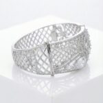 Side profile image of this party wear Bracelet for women
