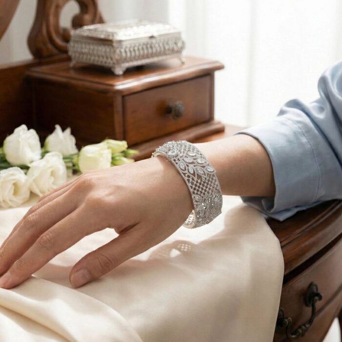 Carry your style statement with this free size Bracelet - Kada