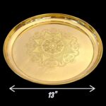 Dimension of Brass pooja plate