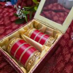 Elegant box packaging to safely tuck away your bridal chura when not wearing it