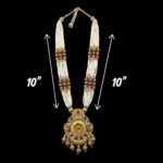 Utsav Series - Aura golden matte necklace 21 inch length