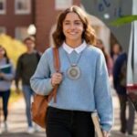 Oxidized Pendant chain necklace - Image 2