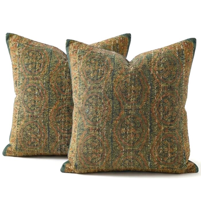 Bohemian Style Kantha Pillow Covers