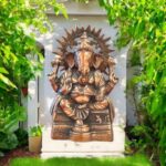 Elegant Metal Ganesha Statue | Copper Ganesh Idol