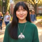 Oxidized Pendant chain necklace - Image 2