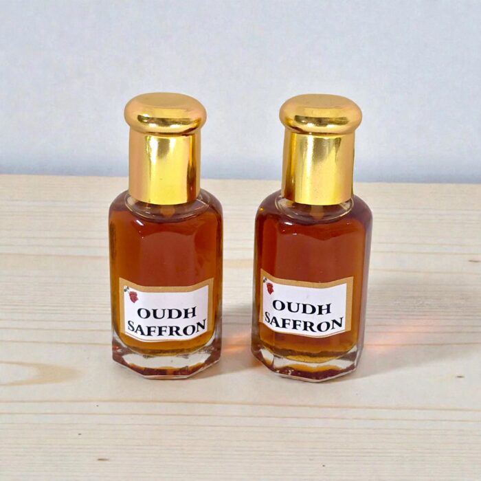 Saffron oudh attar fragrance | Large 10ml bottle set