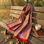 Stylish women’s stole for winter and evening wear