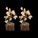 Natural Gemstone Crystal Tree - Rose Quartz - Pack of 2 - Image 2